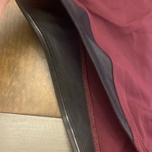 Fabletics Karleen high waist body suit slimming burgundy size M - Picture 3 of 7